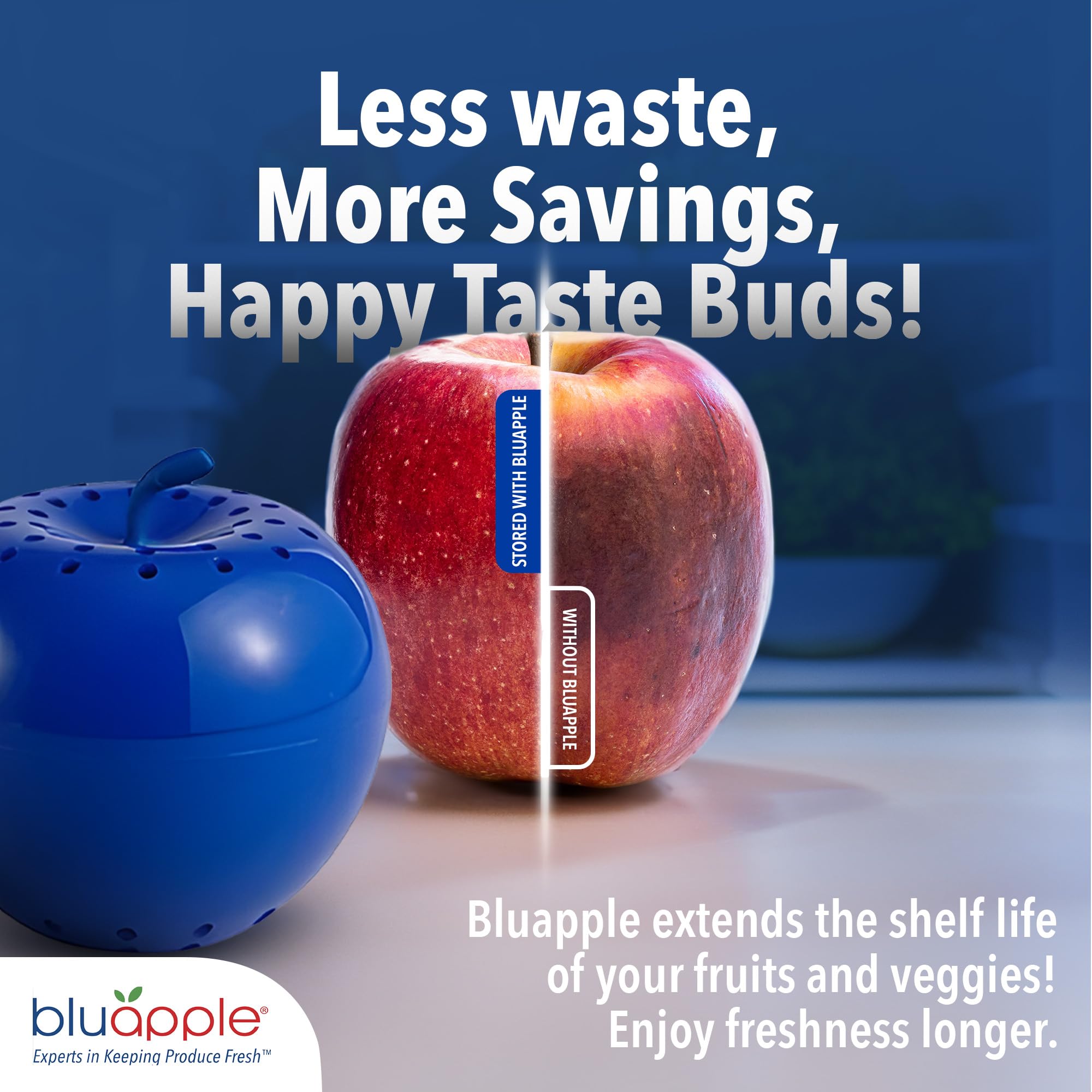Diseño recargable y fácil de usar de Bluapple.