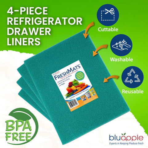 BluApple FreshMats en tono turquesa para un toque de color y frescura.