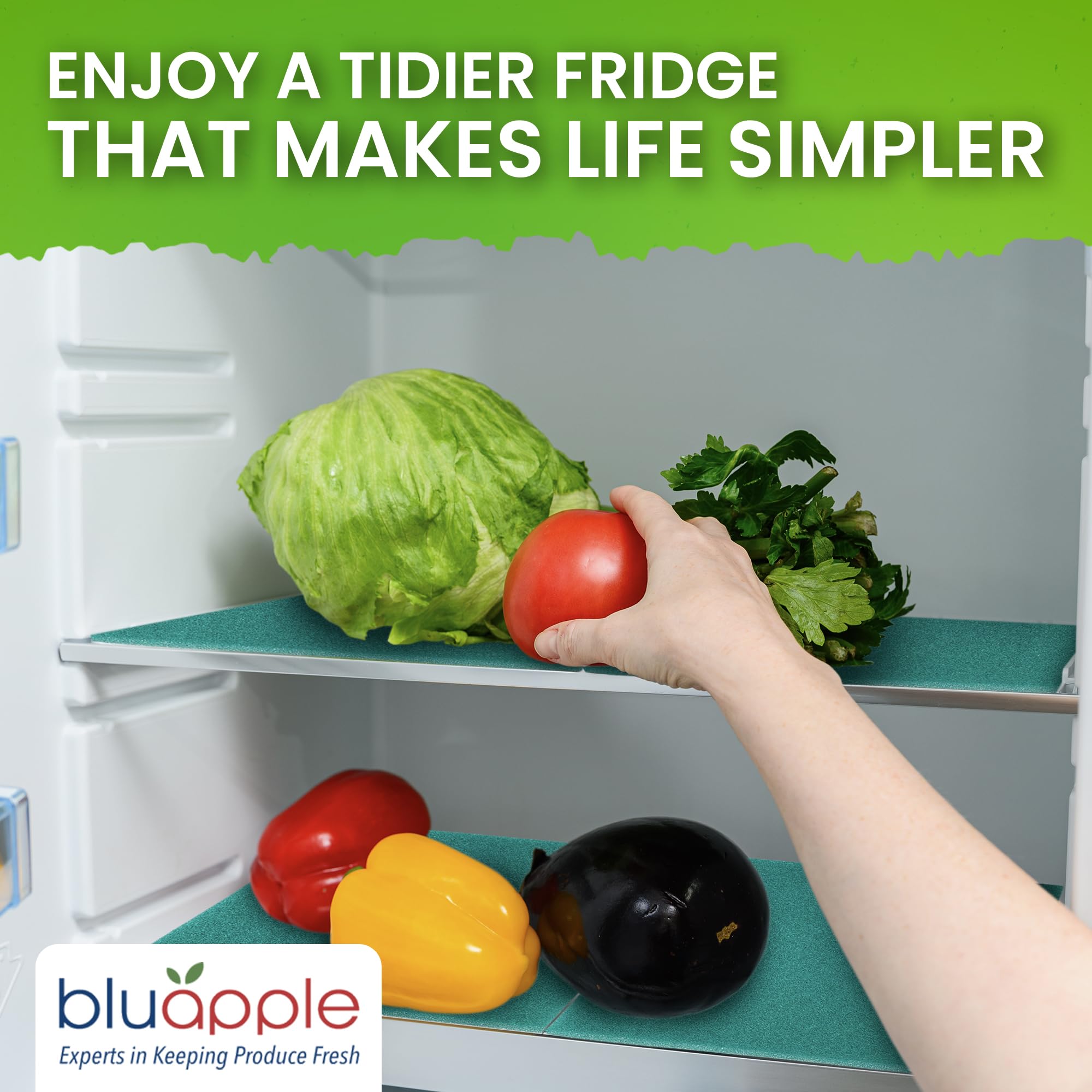 BluApple FreshMats ideal para proteger productos delicados y evitar golpes al abrir.