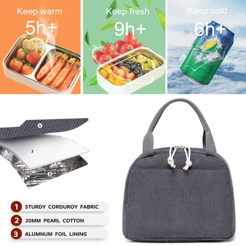 Bolsa Bluboon con cierres metálicos duraderos para uso diario y viajes.