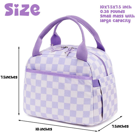Bluboon bolsa de almuerzo aislante, lista para trabajo o picnic.