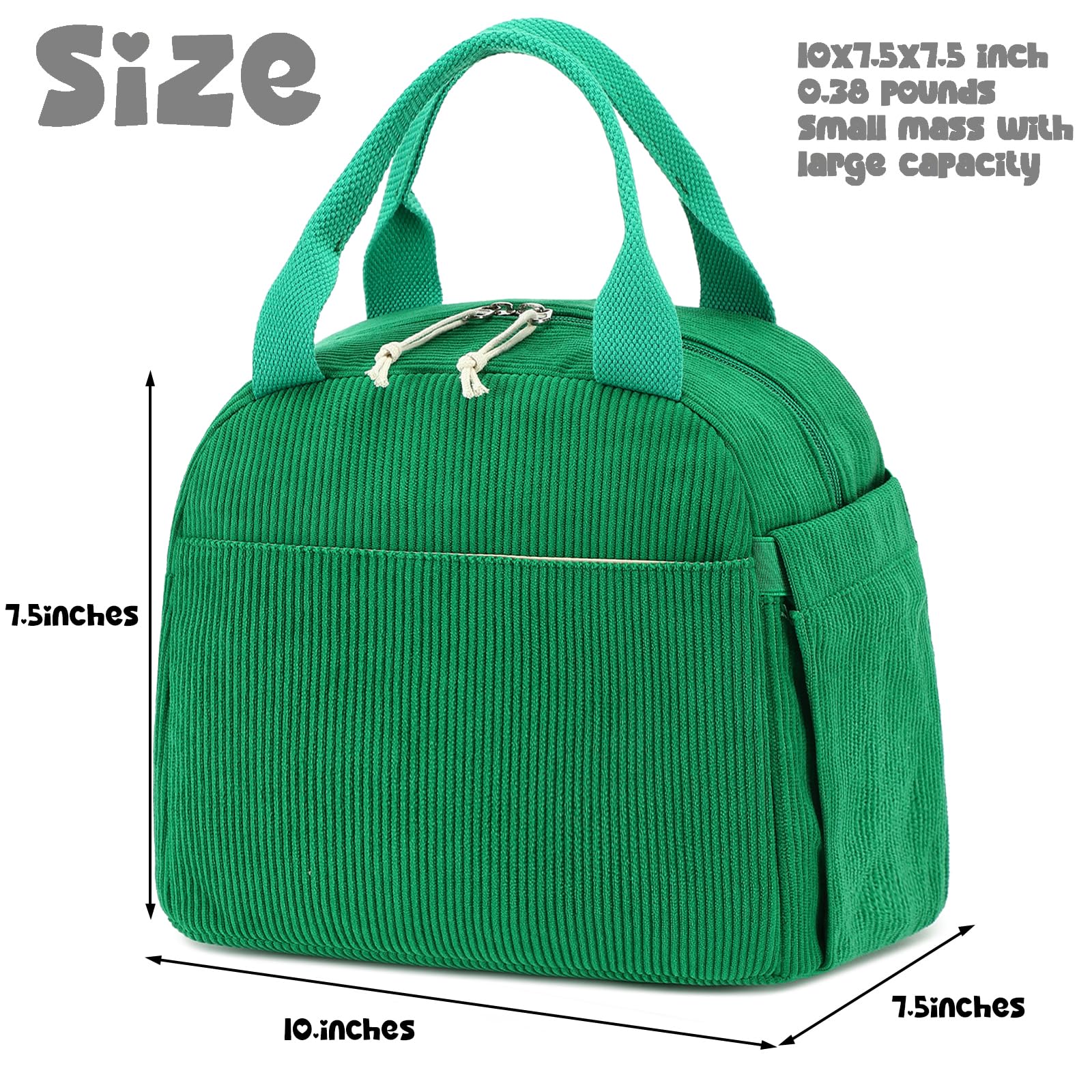 Bluboon bolsa aislada mantiene la comida fresca durante el día.