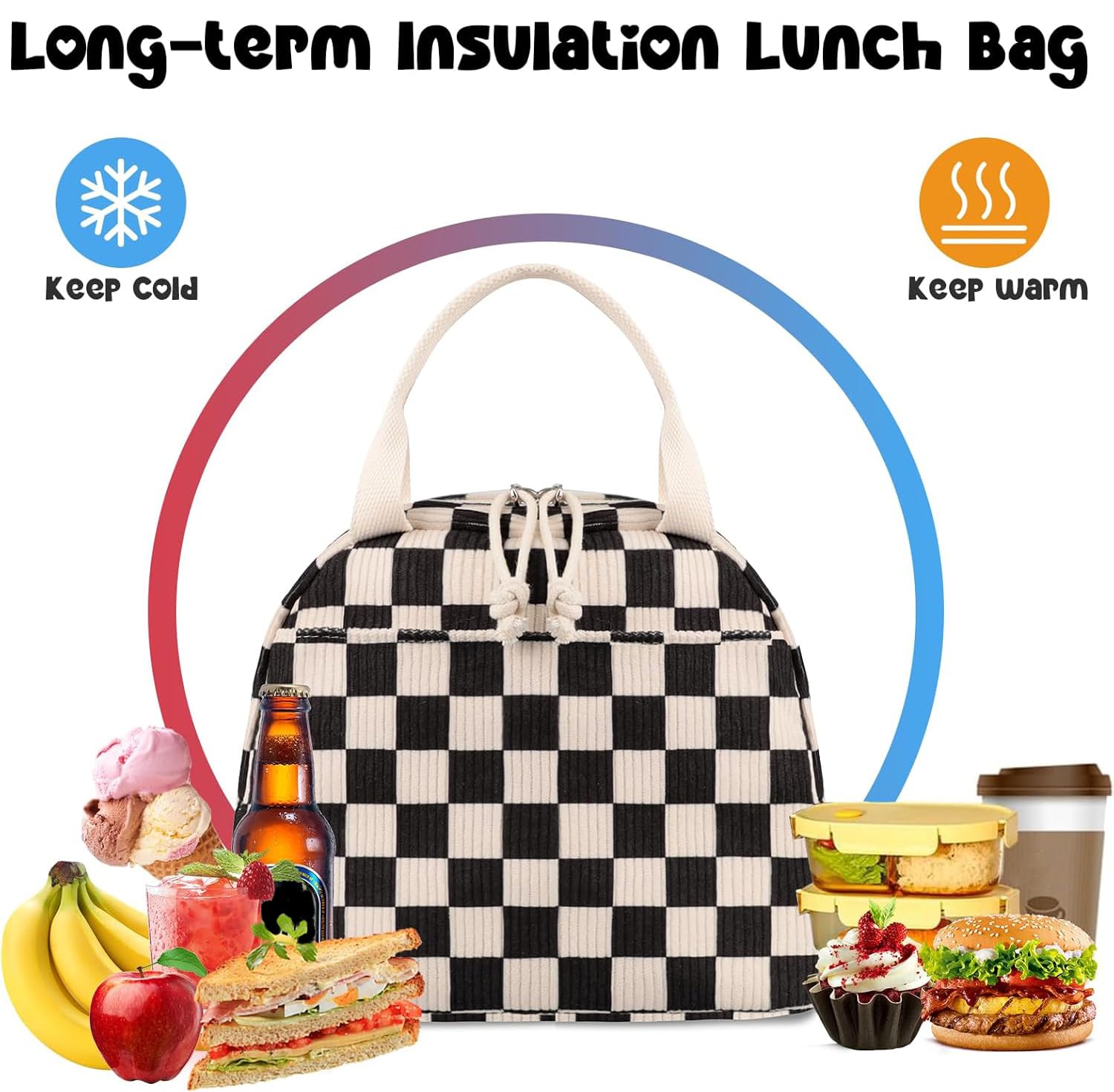 Bluboon bolsa resistente al agua para conservar la comida fresca.