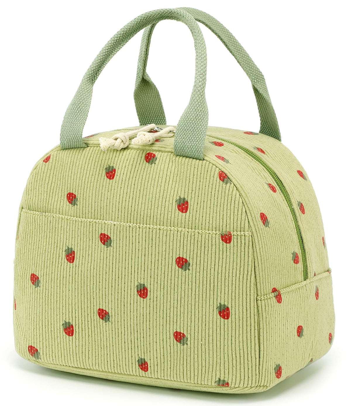 Bluboon bolsa de almuerzo de pana exterior para un look casual y práctico.