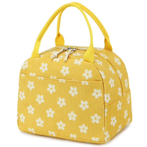 Bluboon bolsa-almuerzo con pana gruesa mantiene la comida fresca.