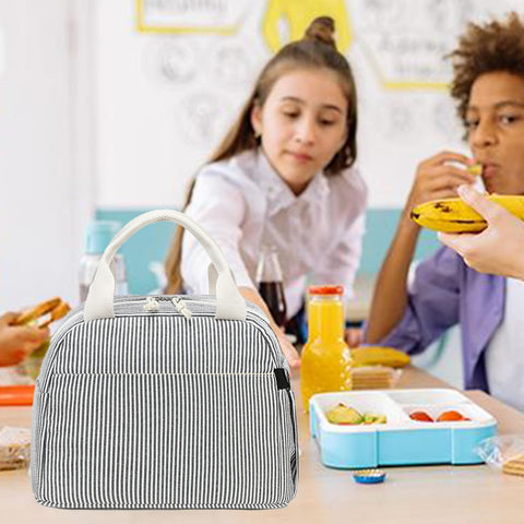 Bluboon: bolsa de almuerzo de pana con diseño moderno.
