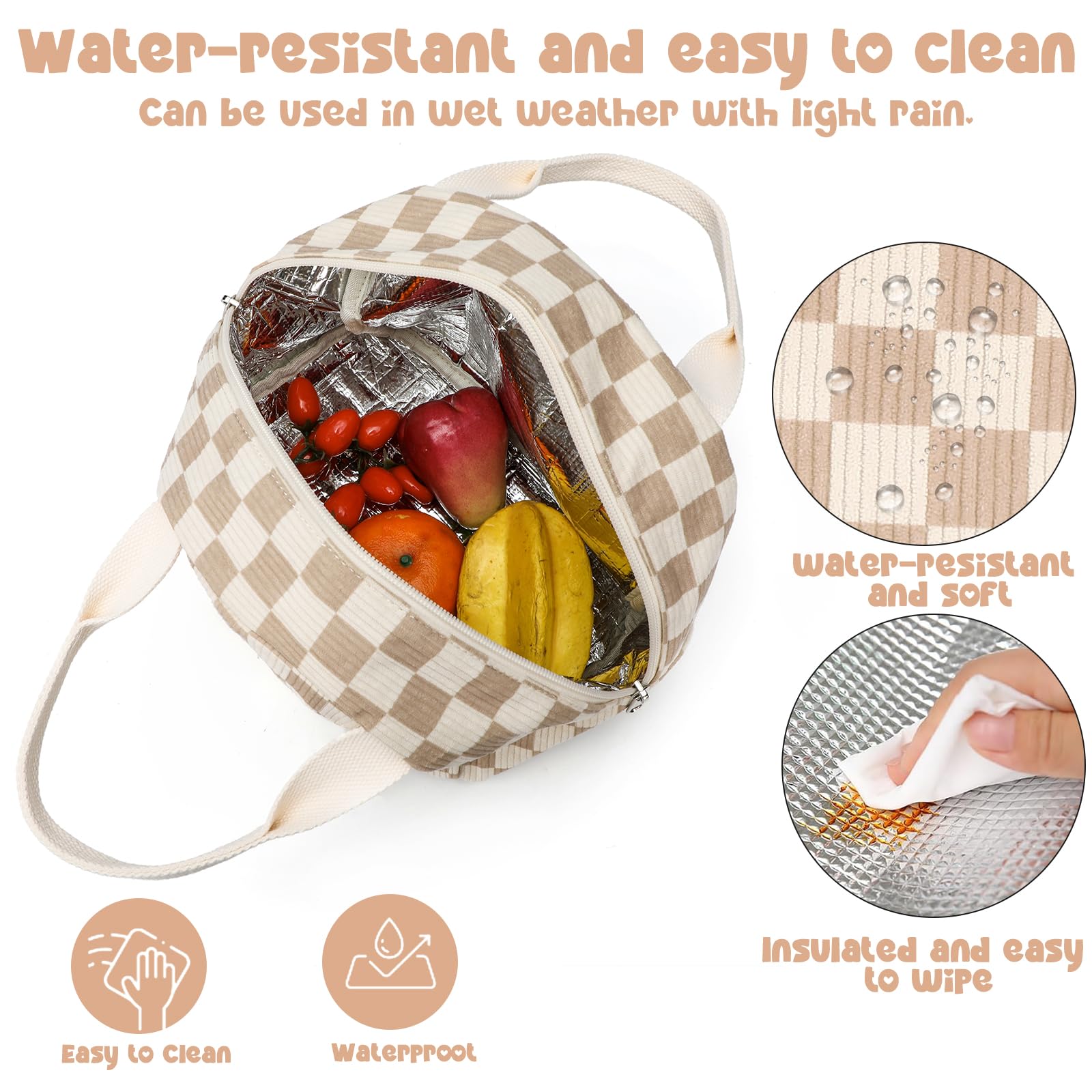 Bolsa Bluboon negra con pana, gran capacidad para transporte diario.