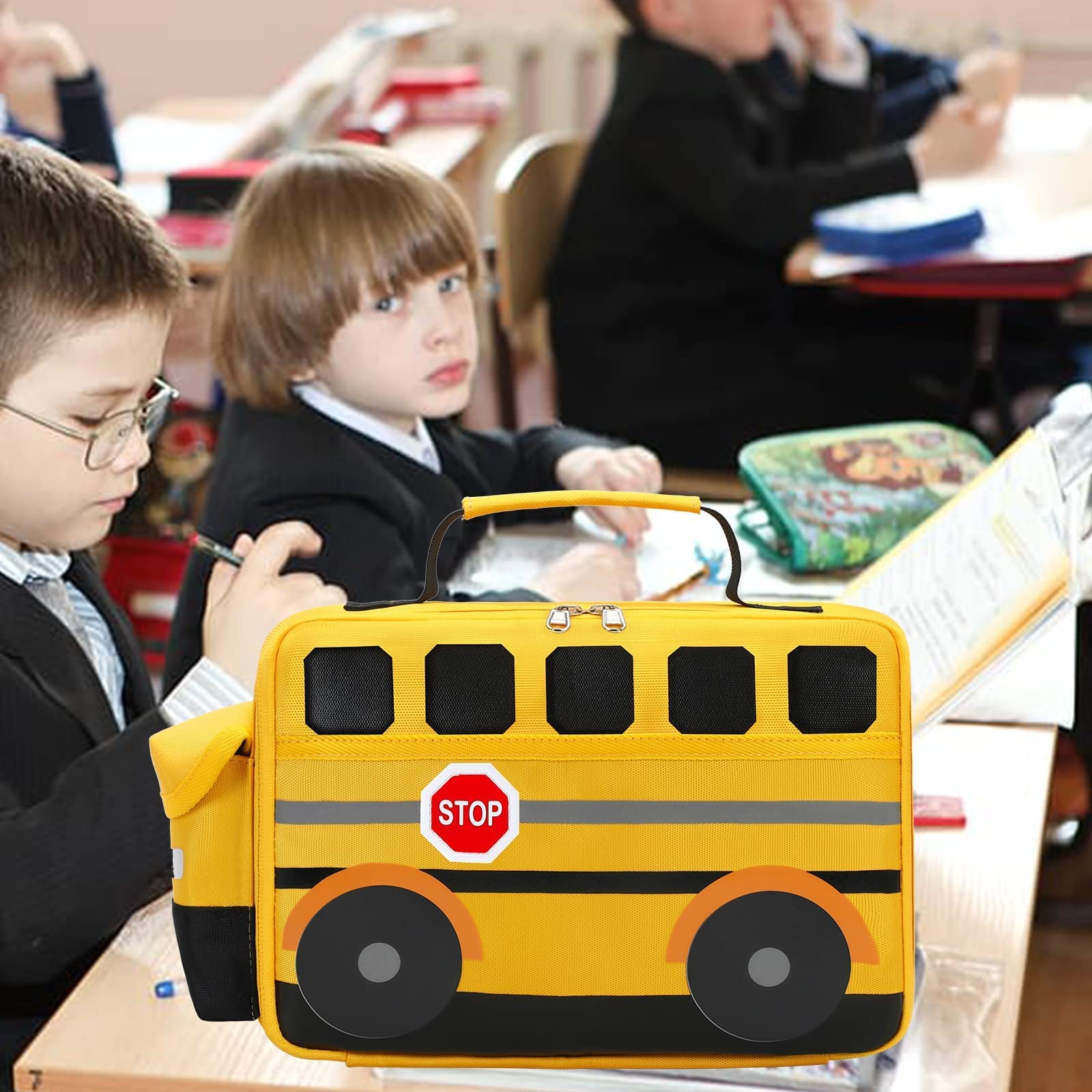 Bluboon lonchera aislada, diseño ligero y duradero para la escuela.