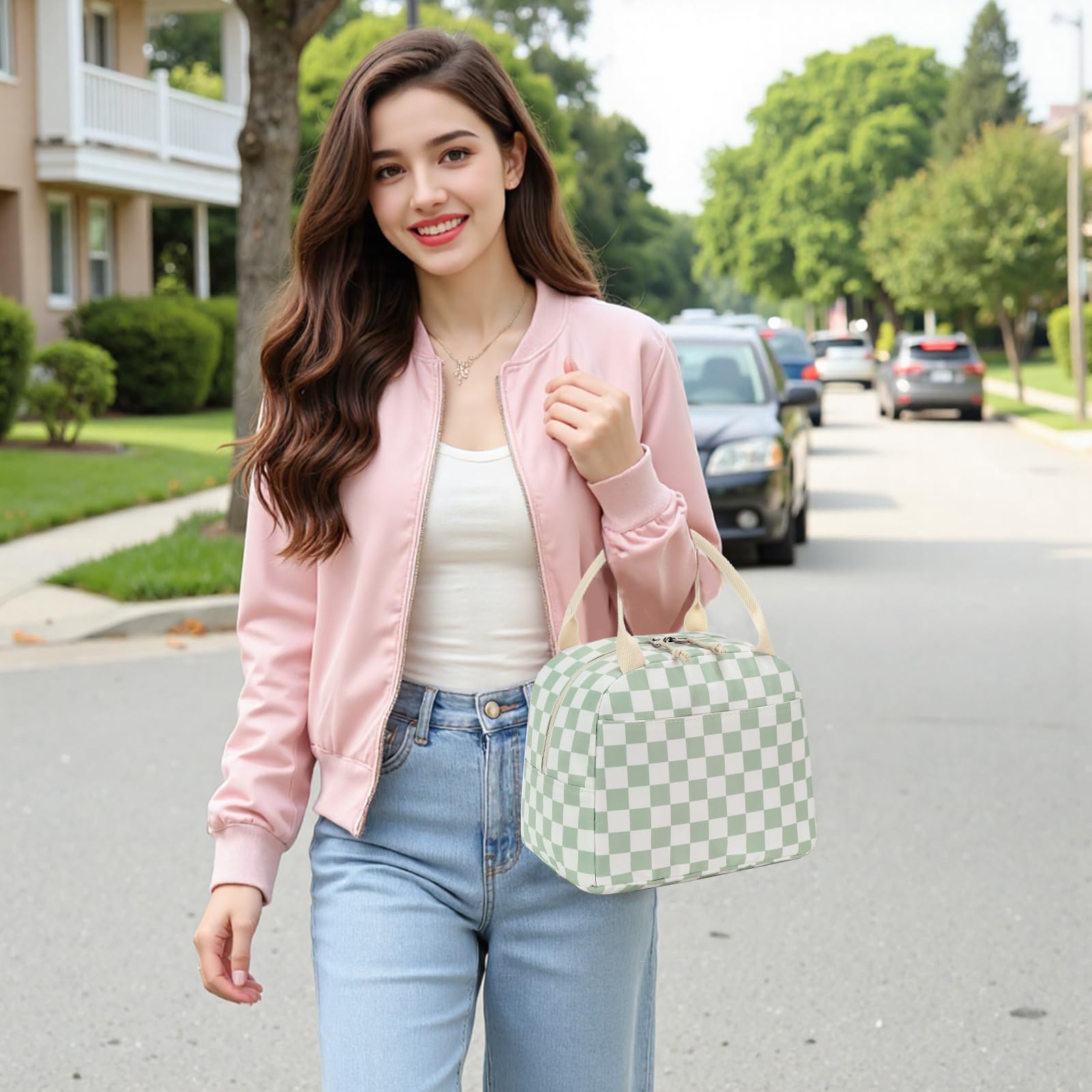 Bluboon lonchera con pana y estilo moderno.