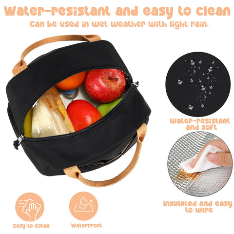Lonchera Bluboon con diseño pana y estilo moderno, perfecta para llevar al trabajo.