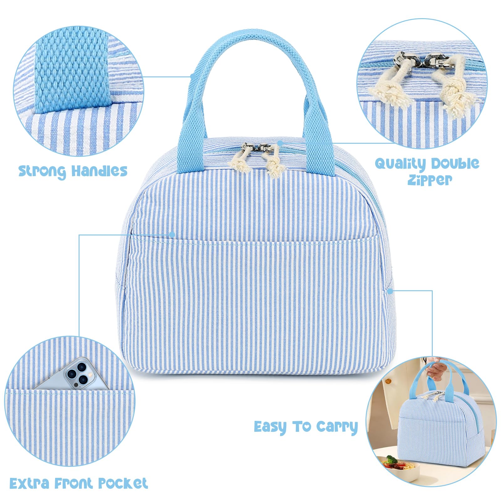 Bluboon lonchera resistente al agua: protege la comida en cualquier clima.