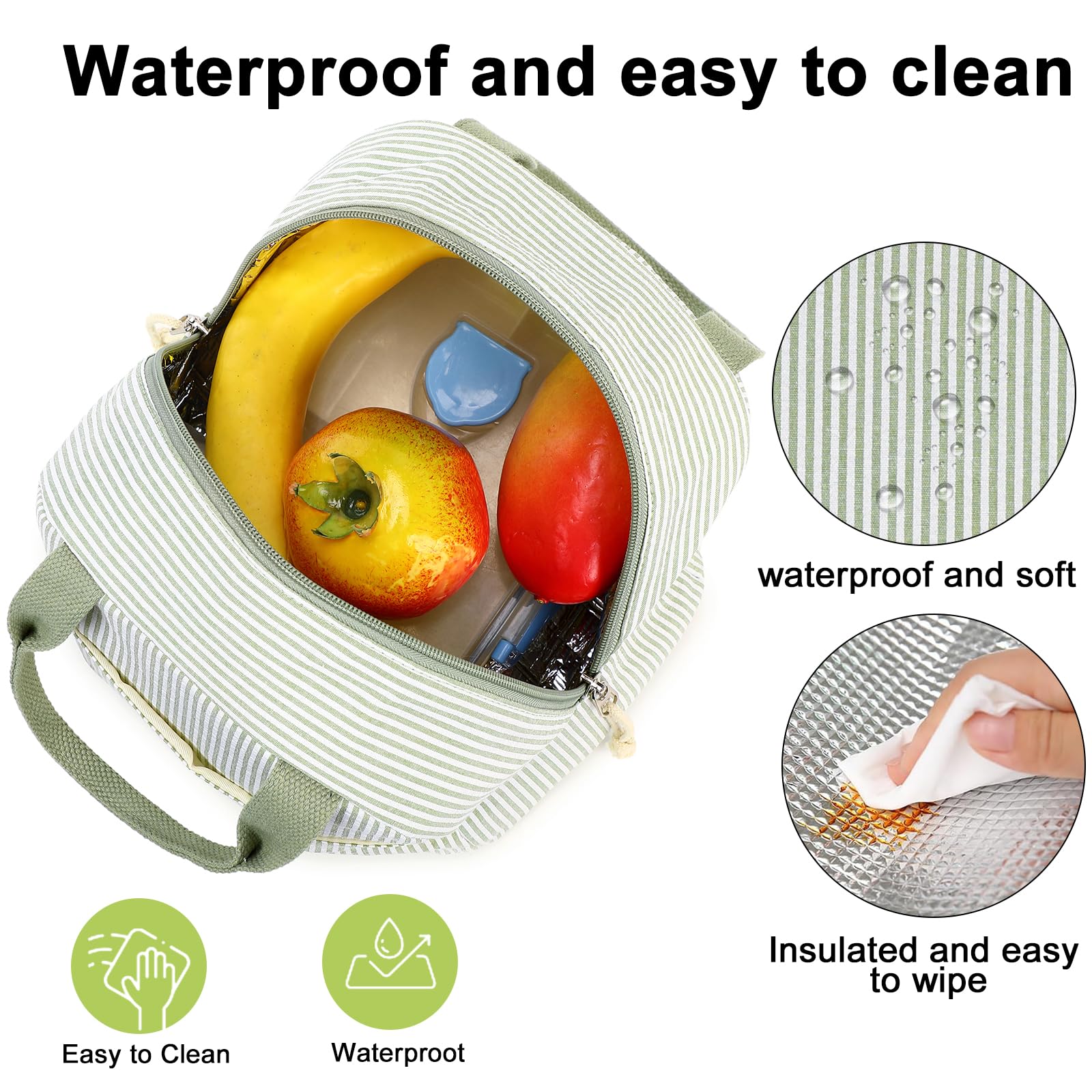 Bluboon lonchera de uso múltiple para trabajo, picnic o viaje.