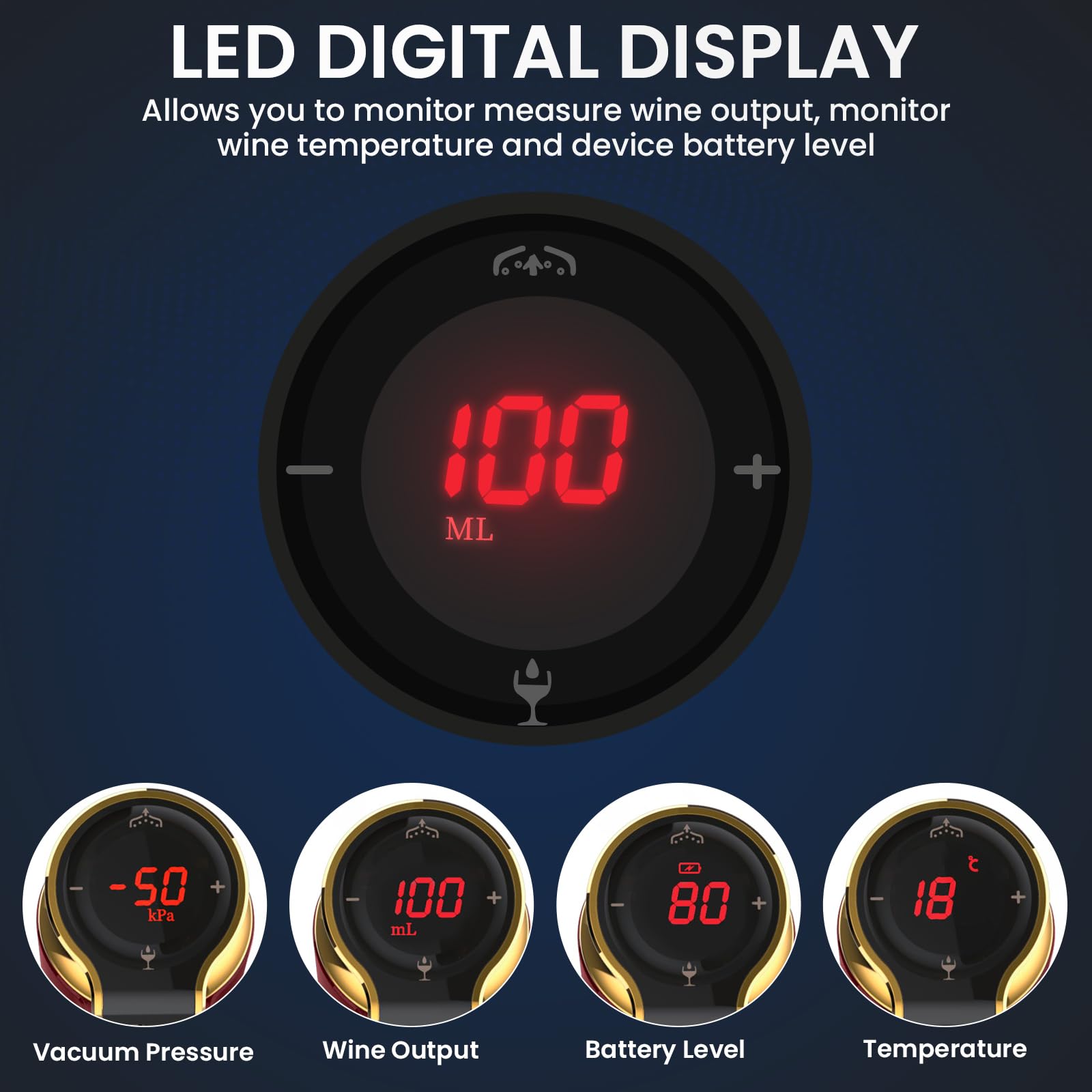 BLUBYEES vacio-temperatura-monitoreo: monitoriza temperatura y presión para conservar frescura.