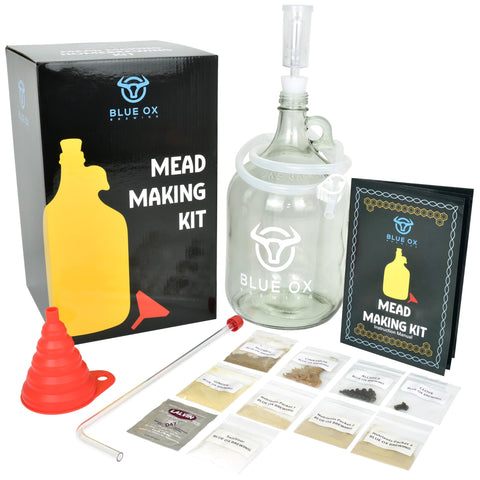 Blue Ox Brewing hidromiel en jarra de 1 galón para comenzar a elaborar en casa