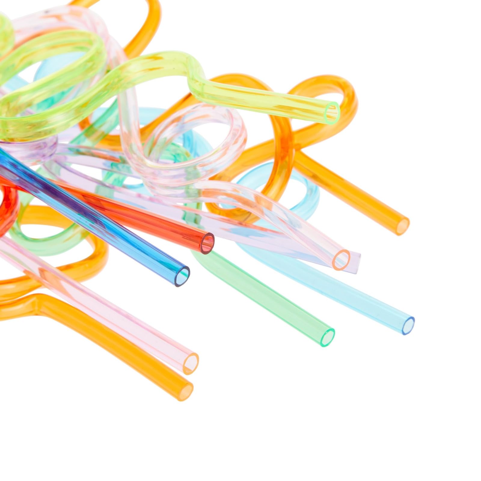 Pajitas Blue Panda para baby shower y fiestas infantiles, coloridas.