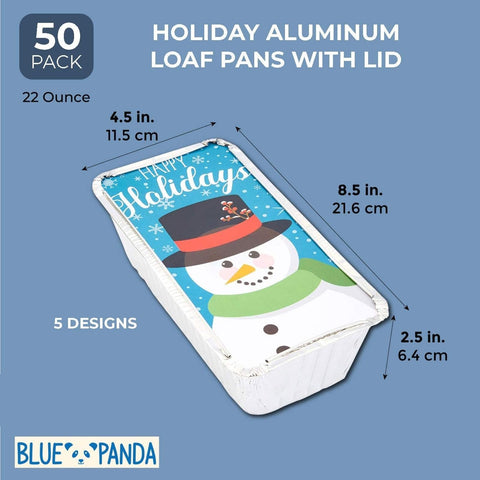 Blue Panda bandejas de 32oz aseguran cocción uniforme para panes y postres festivos.