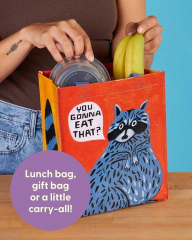 Blue Q bolsa ideal para regalos y compras, práctica y divertida