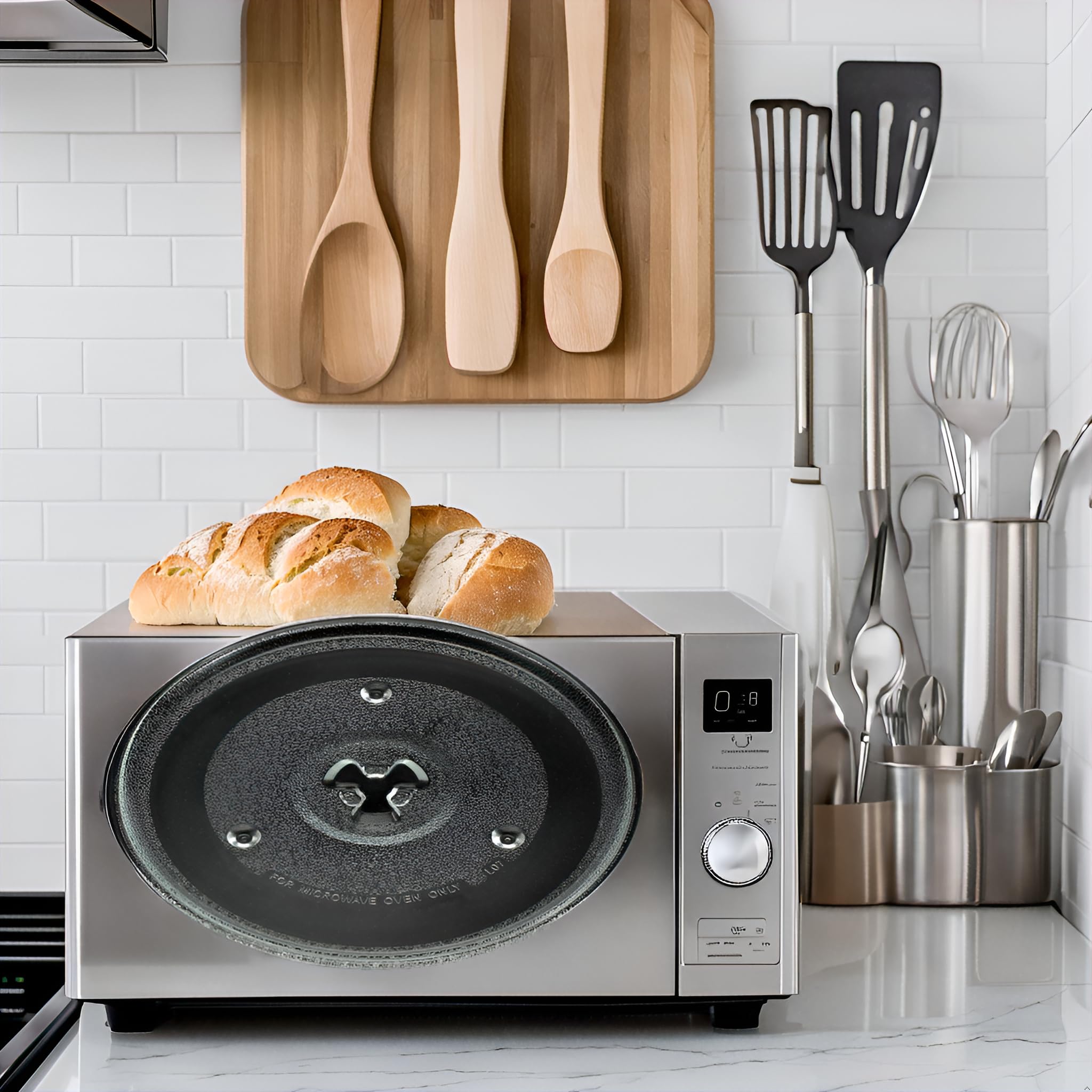 BlueNatHxRPR placa giratoria compatible con Magic Chef MCM990ST, reemplazo directo.