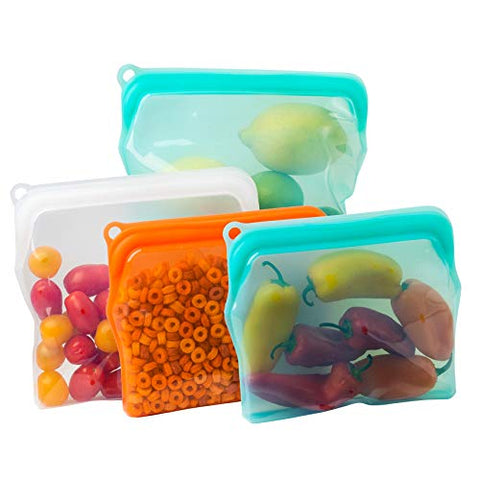 BluePerlOne bolsas-silicona-apto-horno-microondas, aptas para cocinar y calentar.