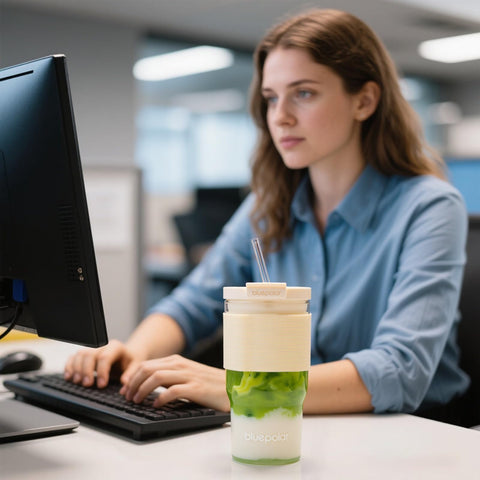 BluePolar vaso de borosilicato resistente, claridad duradera para bebidas heladas