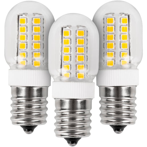 BlueStars Bombilla LED 3W con base E17, ideal para nevera y microondas.