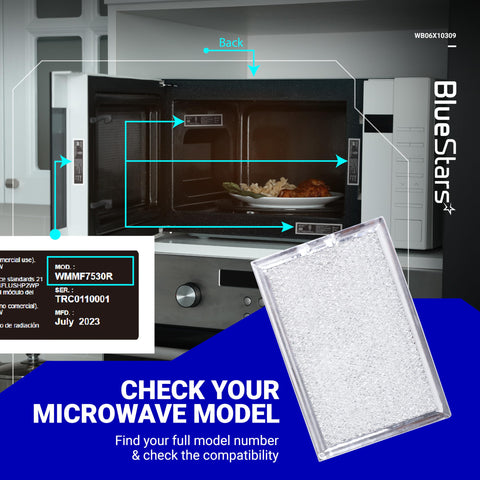 BlueStars durabilidad probada del filtro de grasa para microondas