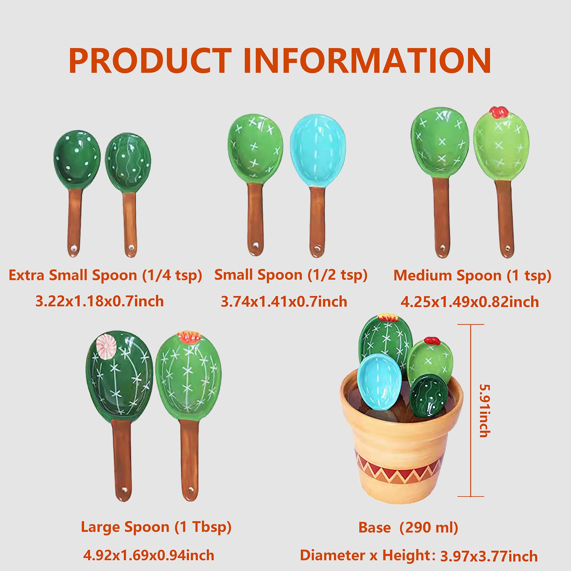 Bluesteer adorable diseño cactus para cocina añade encanto sin esfuerzo