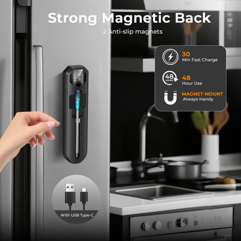 BlueSwan sonda para cocción interna y ambiente, ideal para diferentes carnes