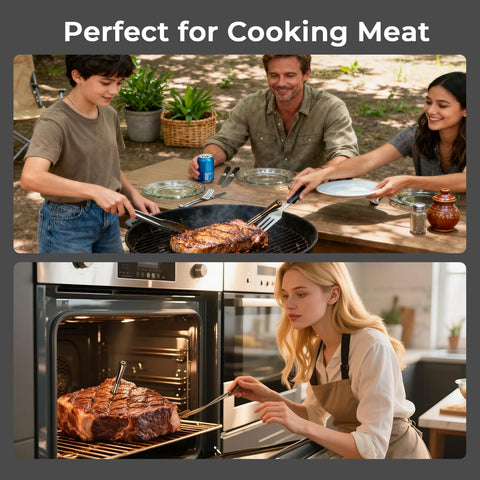 BlueSwan uso interior y exterior para grill y horno, versátil y cómodo