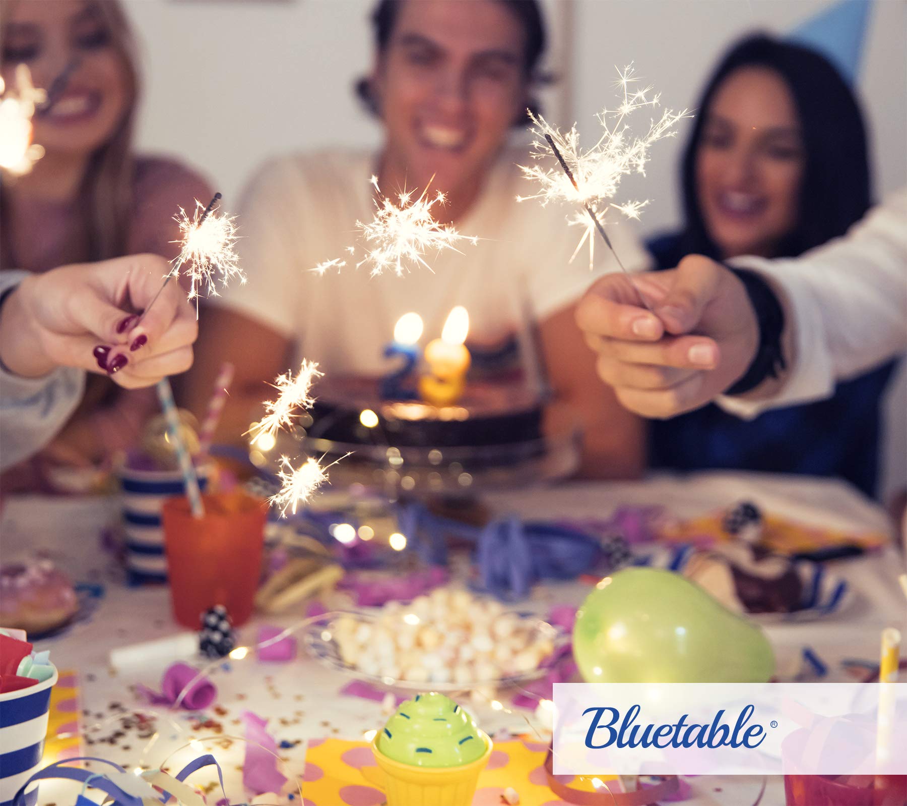 Ideal para fiestas: Navidad, cumpleaños y eventos al aire libre con Bluetable.