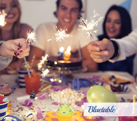 Ideal para fiestas: Navidad, cumpleaños y eventos al aire libre con Bluetable.