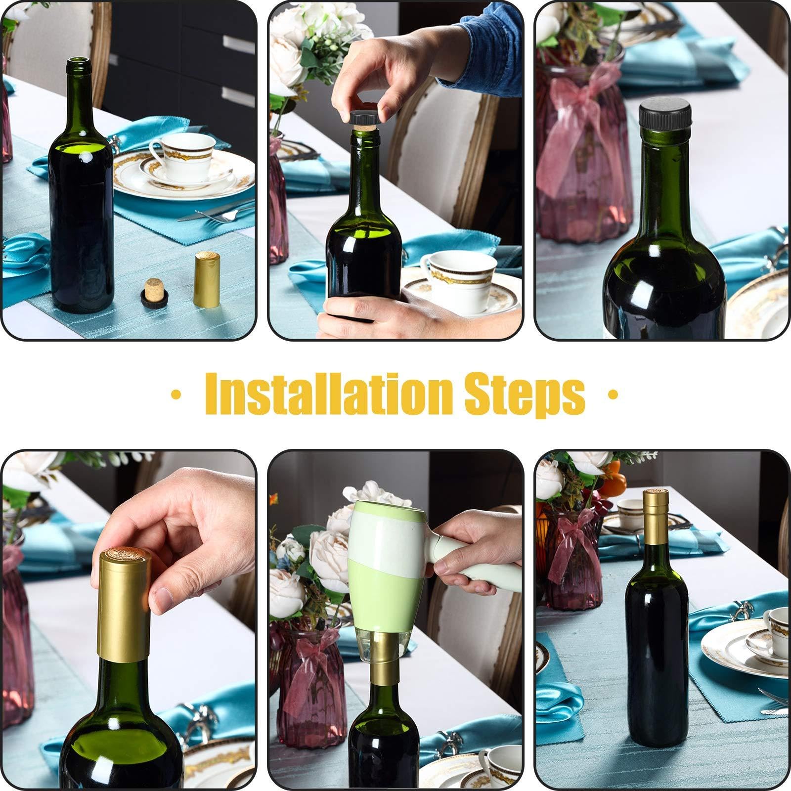 Blulu 400 tapas PVC, empaque para múltiples botellas
