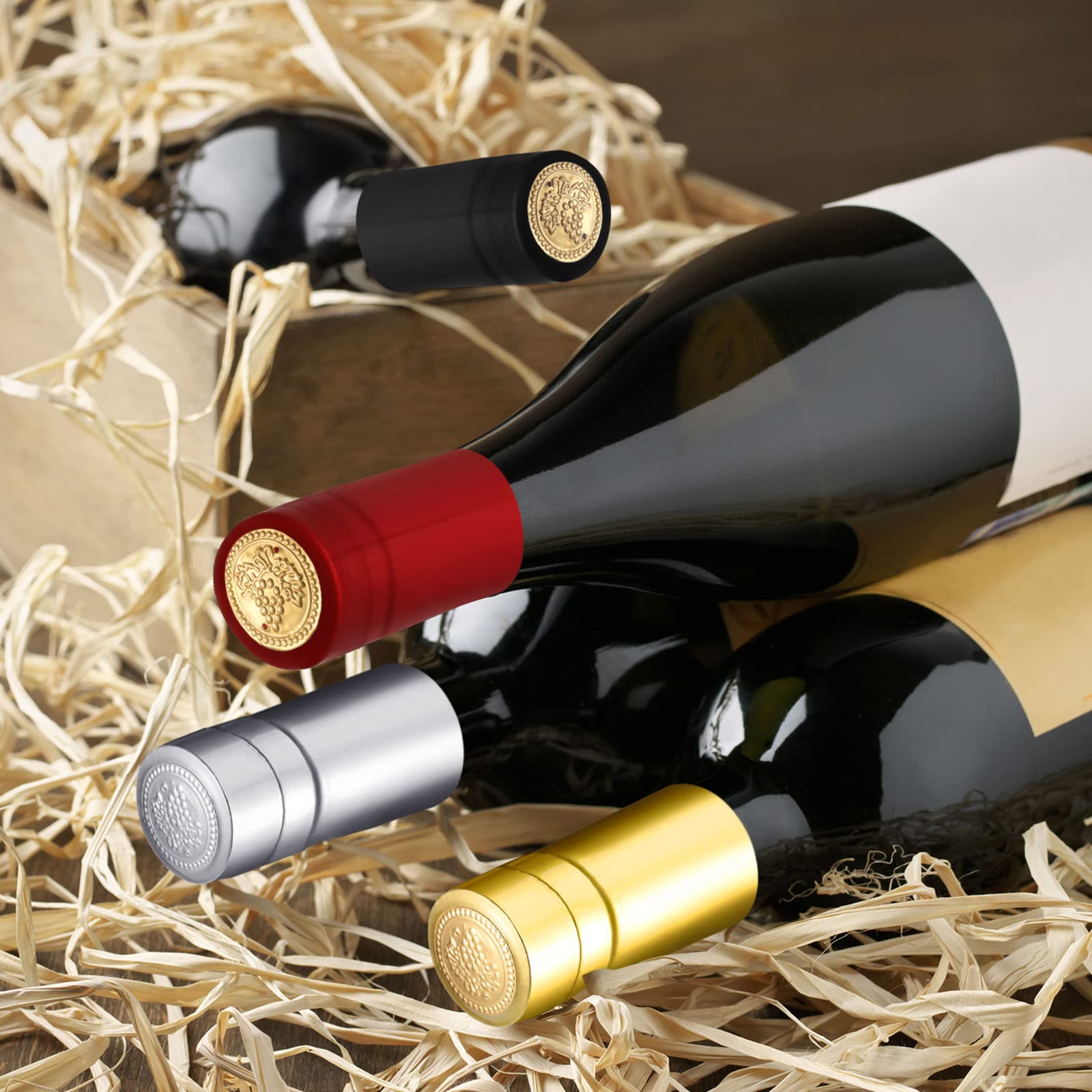 Para fiestas y regalos, tapas PVC para vino en casa