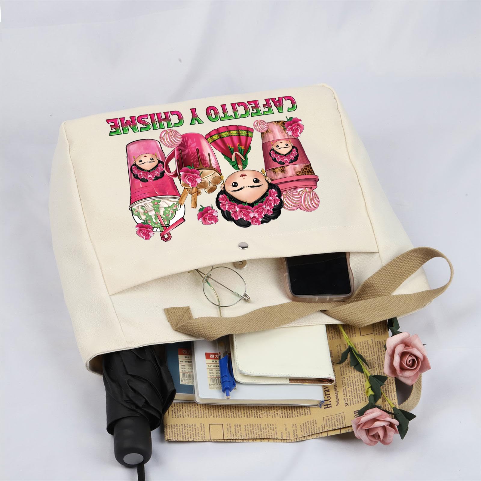 BLUPARK bolsa para libros y objetos personales, con gran capacidad.