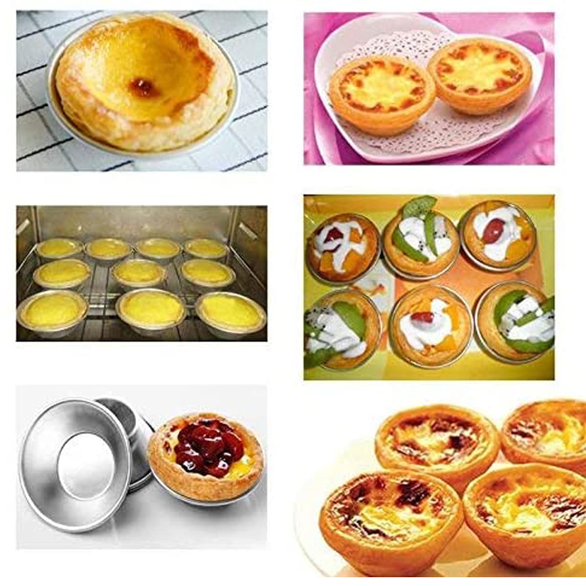 BMIROAMDFE moldes versátiles para hornear postres, galletas y pudín