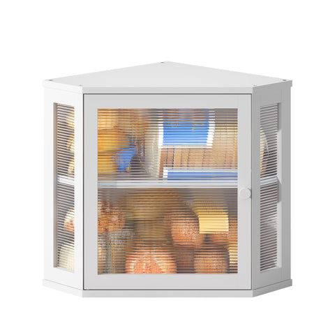 BMOSU Corner Bread Box con doble capa para dos panes y bollos.