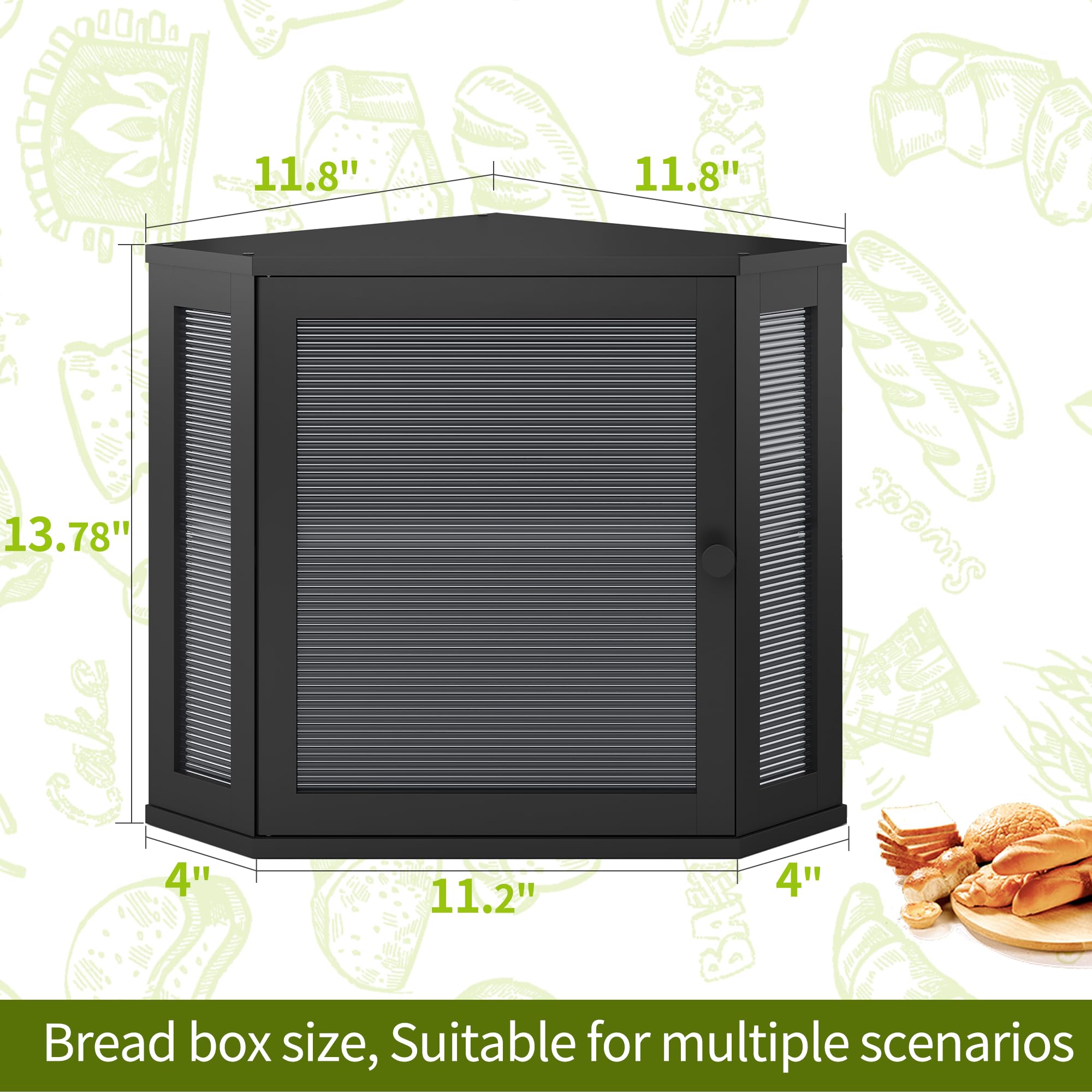 BMOSU Corner Panera, capacidad para dos panes y más.