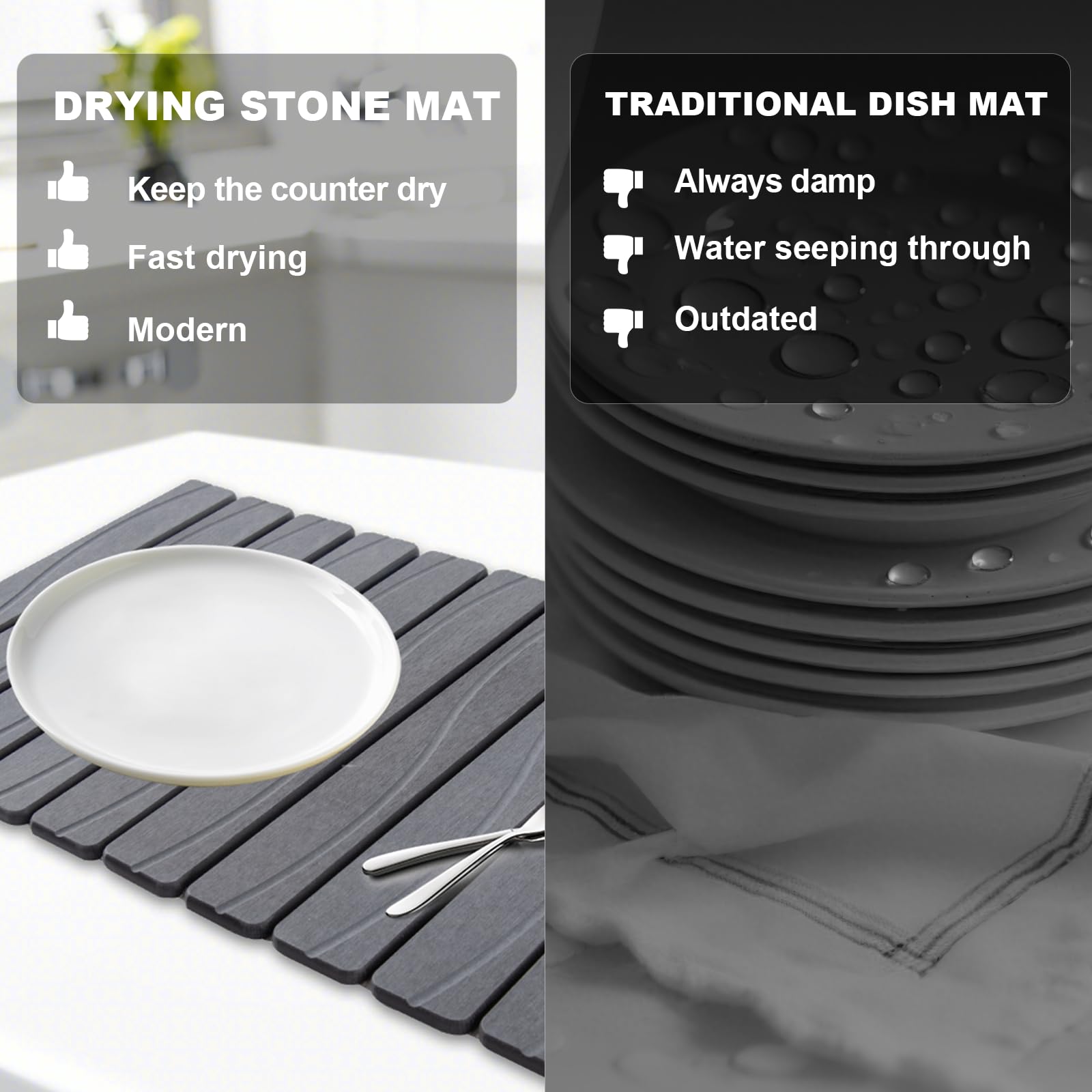 Bmrewax diseño plegable para ahorrar espacio en cocinas pequeñas
