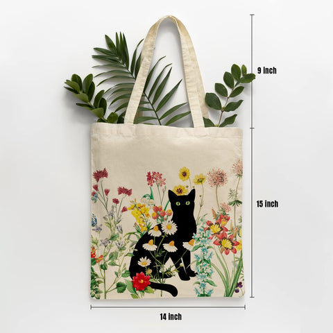bmuvghi bolsa lona flores vintage, diseño elegante para salidas diarias.