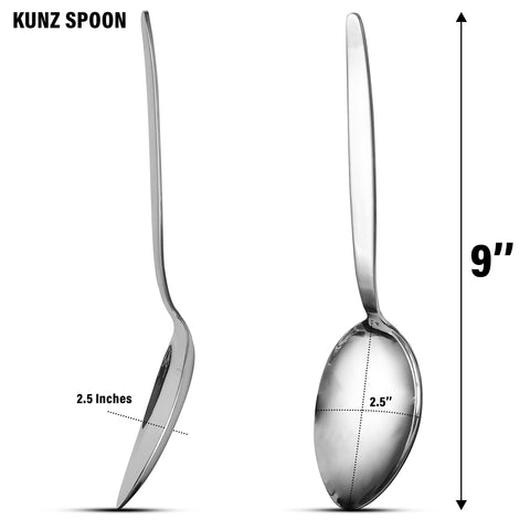 Cucharas Kunz de BNAZIND para mezclar, perfectas para sopas y masas.