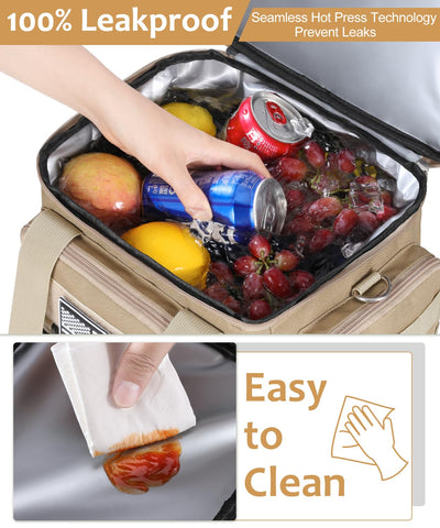 Fiambrera Bnlcd con múltiples bolsillos para snacks y comidas