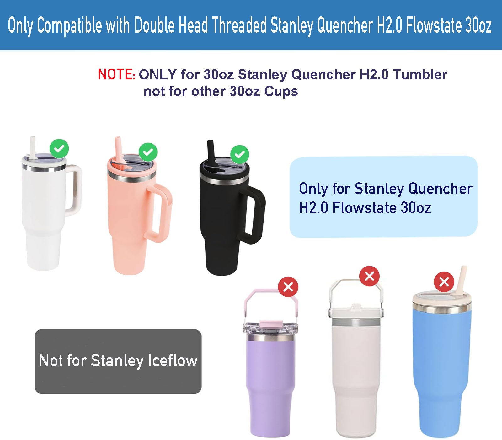 Tapa hermética Bnoname para vaso de 30 oz, protección contra fugas