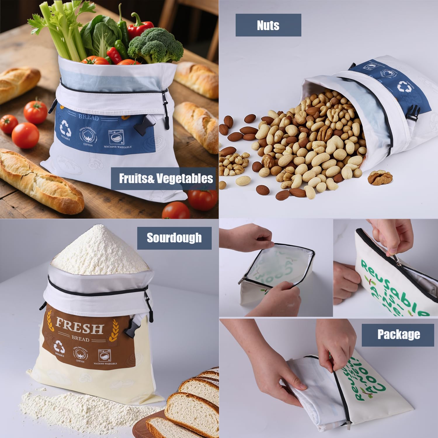 BNUNWISH uso multiusos en la cocina para pan y repostería