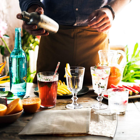 Boao conjunto profesional de coctelería para casa.