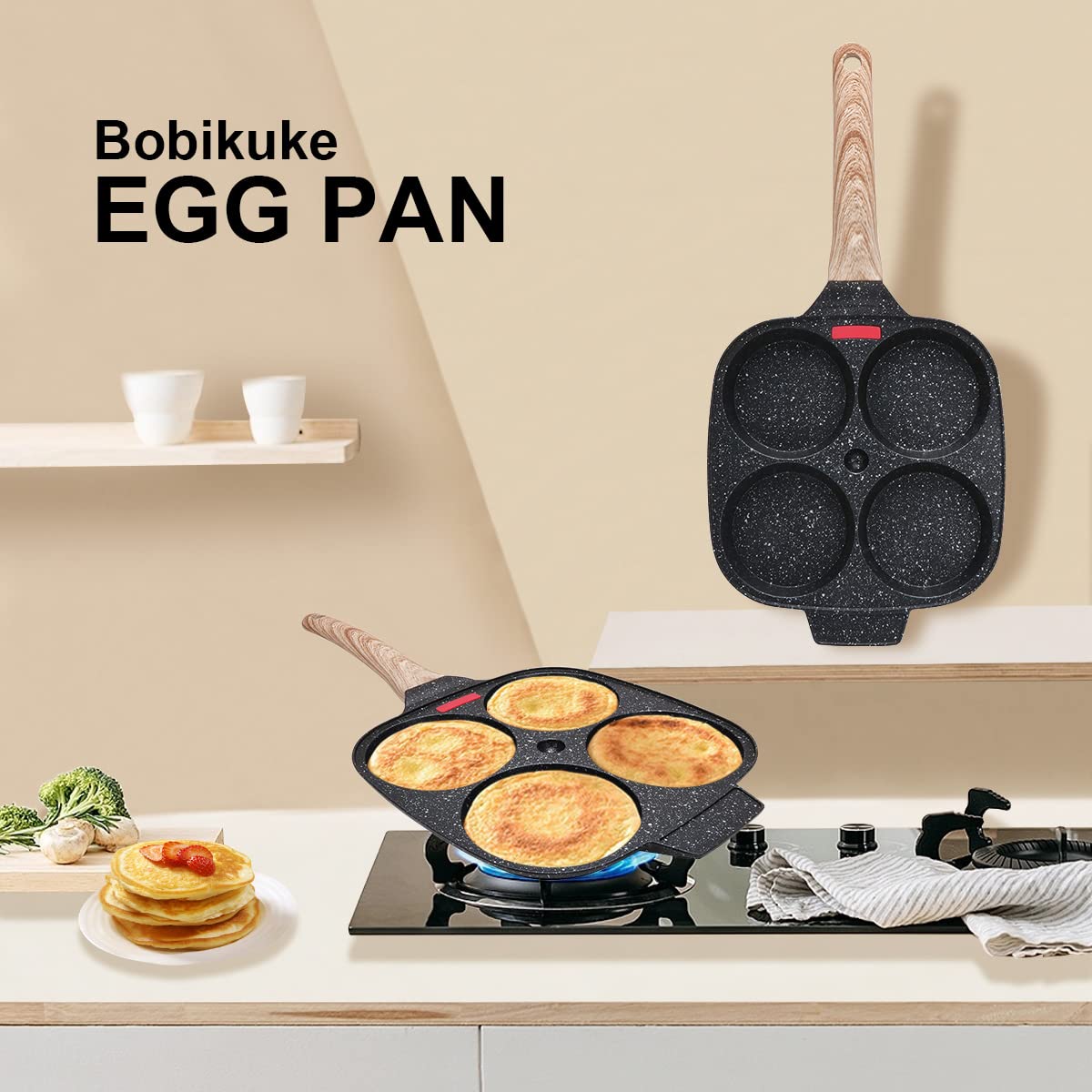 Bobikuke sarten compacta para cocinas pequeñas y uso diario.