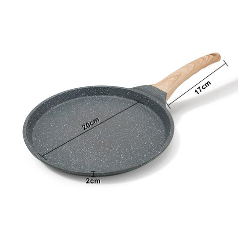 Bobikuke sartén para tortillas 8 pulgadas, fácil cocción y volteo.