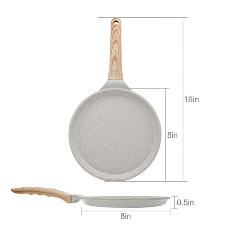 Bobikuke 8 pulgadas apta para inducción, versátil para cocinas.