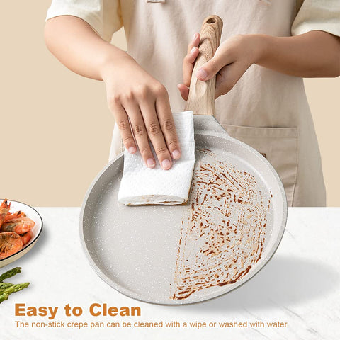 Sartén Bobikuke de 8 pulgadas para tortillas con superficie antiadherente.