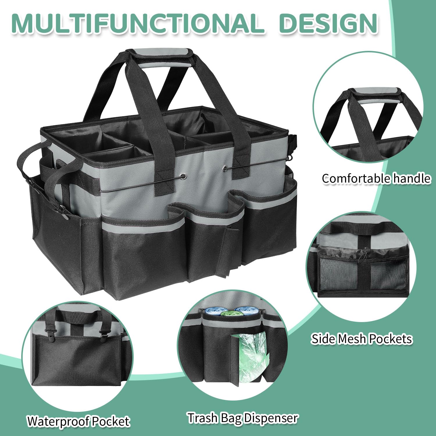 Organizador Boczif con correas ajustables para transporte cómodo