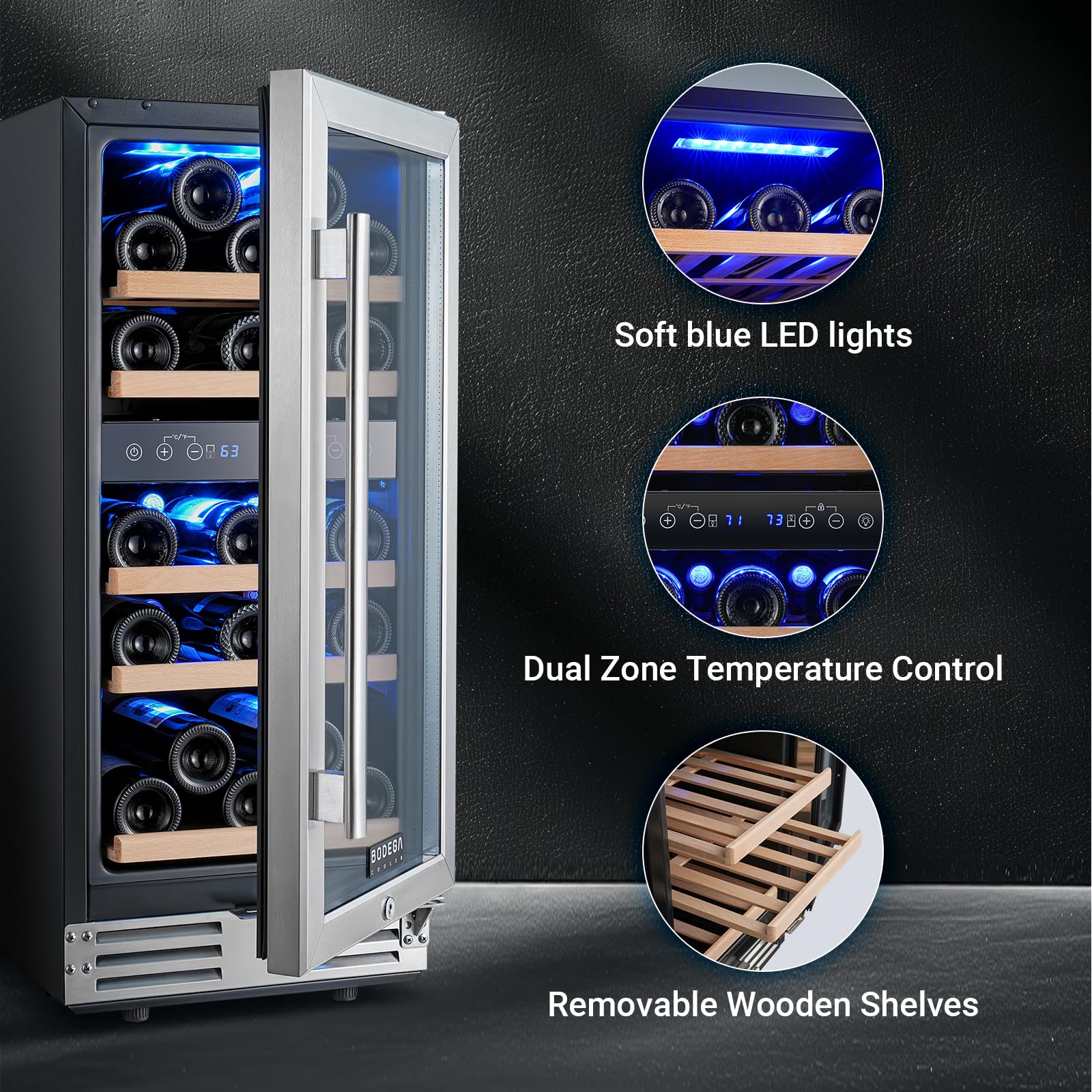 BODEGA vidrio con protección UV para preservar aromas